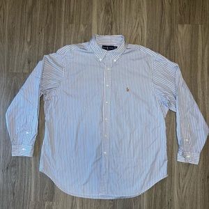 Polo Ralph Lauren Dress Shirt Long Sleeve Original Logo size 18 (XL)